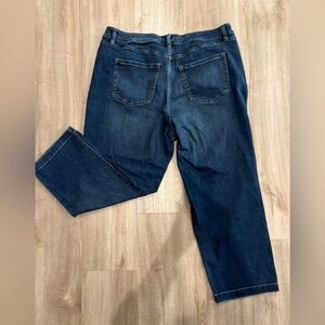 High Rise Wide Leg Crop Jeans